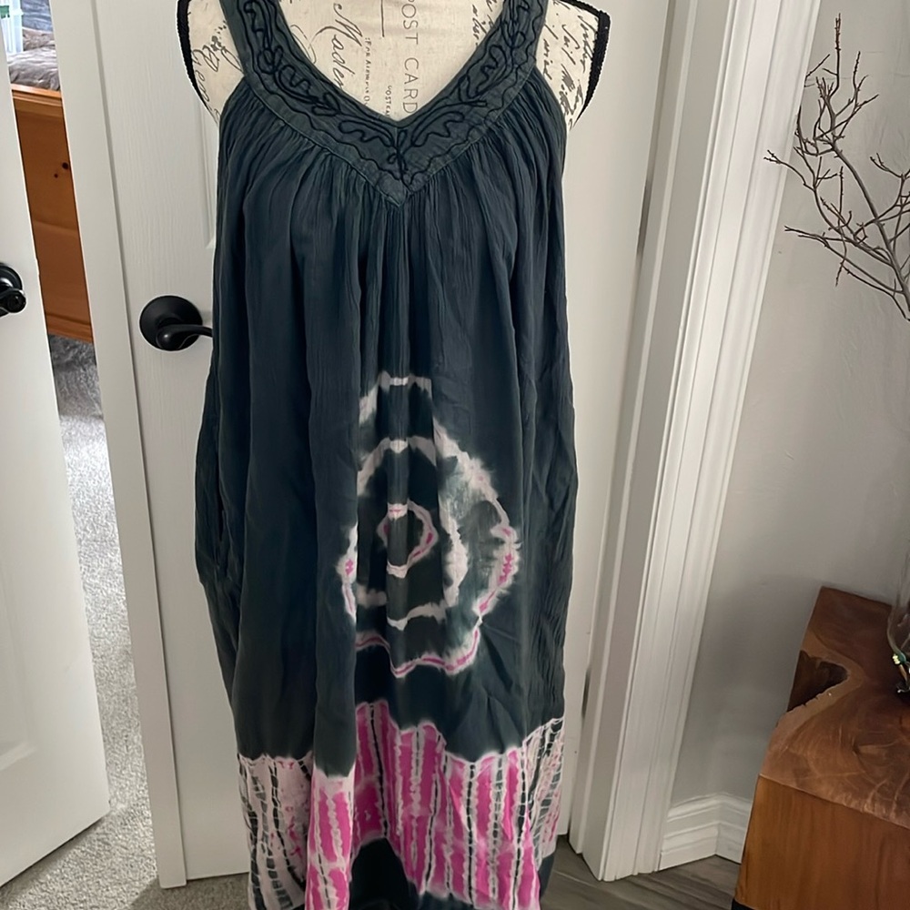 Free flowing boho dress with pockets